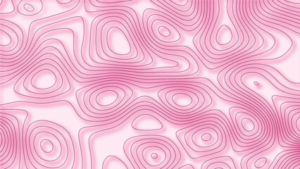 Topographic map. Geographic mountain relief. Abstract lines background. Contour maps. Vector illustration, Modern design with White background with topographic wavy pattern