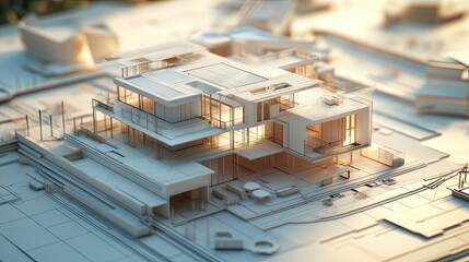 Architecture based architecture creative project business architecture building construction.