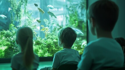 Exploring the Impact of Pollution: Children Learning about Environmental Degradation in a Classroom with Detailed Visuals