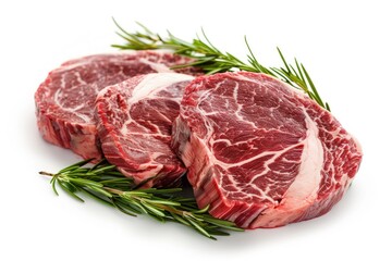 Fototapeta premium Angus cow isolated