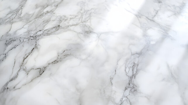 close-up texture of smooth white marble with subtle gray veins