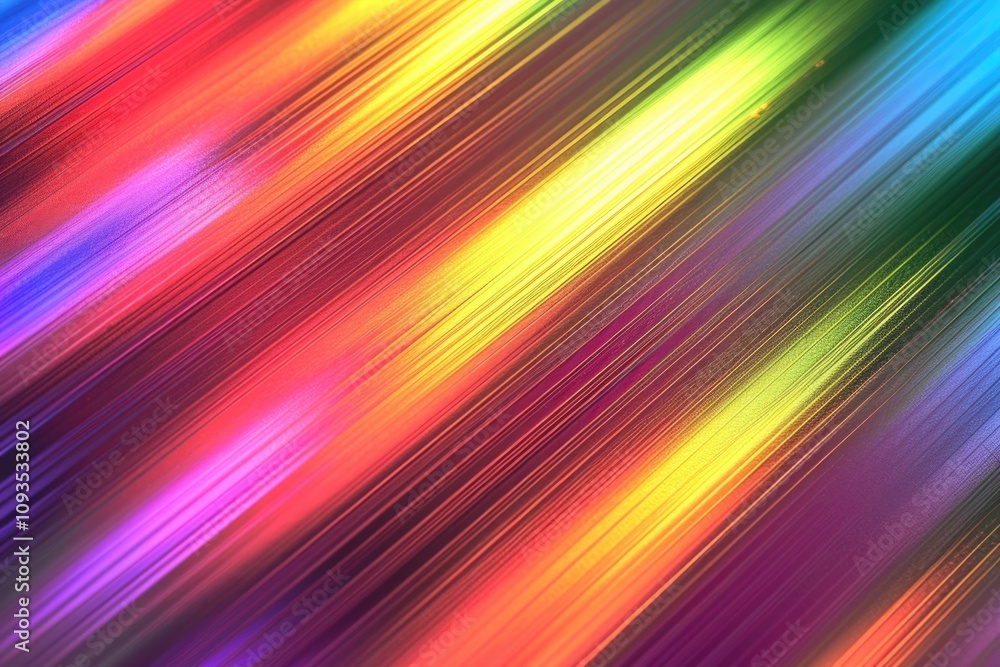 Poster Close-up view of a colorful background featuring intricate lines and patterns, suitable for use in graphic design or as a decorative element