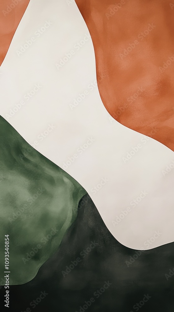 Poster experience the captivating blend of fluid forms and vibrant colors in this abstract background. perf