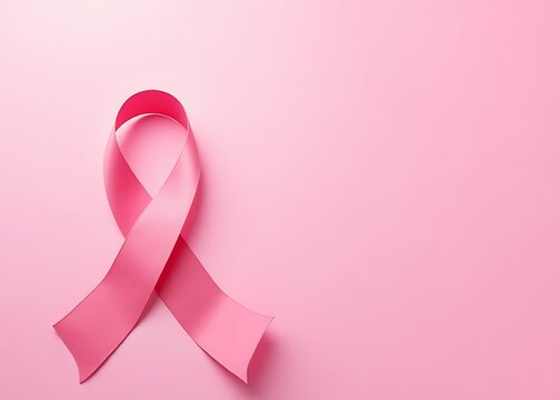 Set of Breast cancer awareness month social media post template design. Editable banner with pink background and ribbon illustration