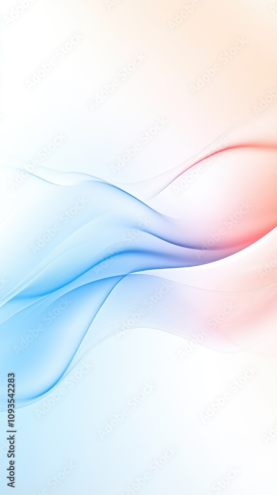 Aufkleber dynamic fluid forms in soft gradient shades evoke elegance and innovation, making this versatile bac