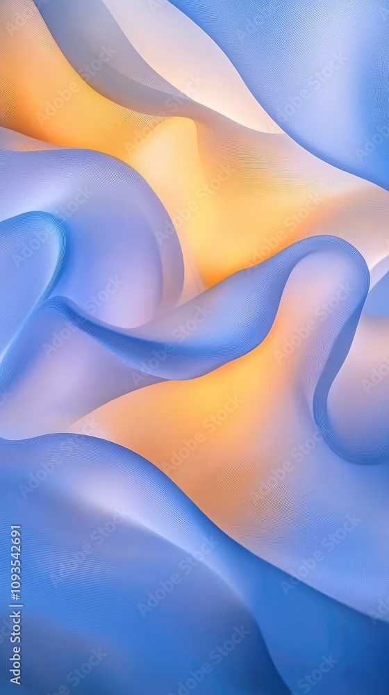 Aufkleber these vertical abstract backgrounds display fluid forms and a palette of vibrant colors, creating an