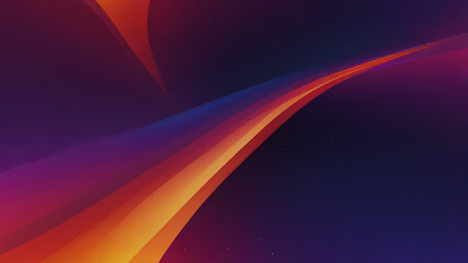 Abstract Gradient Waves with Vibrant Purple and Orange Tones