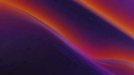 Abstract Gradient Waves with Vibrant Purple and Orange Tones