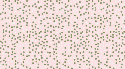 Vector polka dot pattern with abstract round shapes. Great for textile designs, seamless wallpapers, or trendy poster backgrounds with a minimalist geometric style.