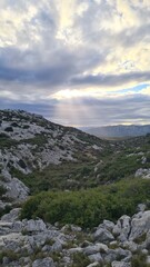 Lumière divine sur la Coume de l'Escloupié