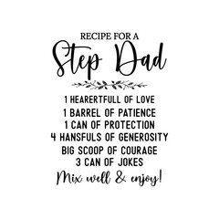 Recipe for a step dad , Cutting Board svg, Recipe For Love svg, Recipe For A Happy Marriage svg, Recipe For A Teacher svg