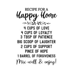 Recipe for a happy home , Cutting Board svg, Recipe For Love svg, Recipe For A Happy Marriage svg, Recipe For A Teacher svg