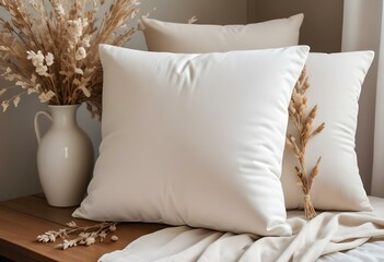 empty white pillow