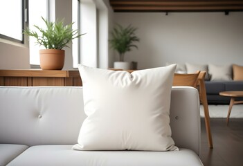 empty white pillow