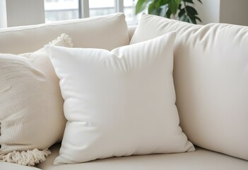 empty white pillow
