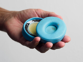 Old replacement ear pads ear cushion.