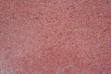 Red cinder brick block wall texture background.