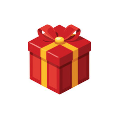 Obraz premium Festive Gift Box For Memorable Surprises. Vector Illustration Design on White Background