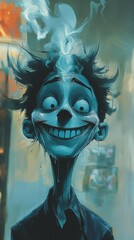 Obraz premium The Melting Mask, Depression