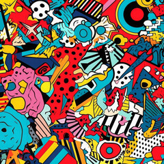 Retro Comic Book Pop Art