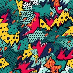 Fototapeta premium Retro Comic Book Pop Art