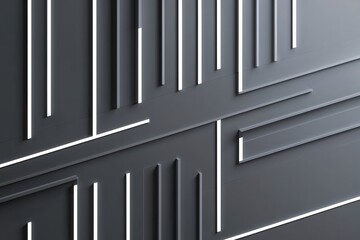 Sleek Minimalist 3D Linear Background Design