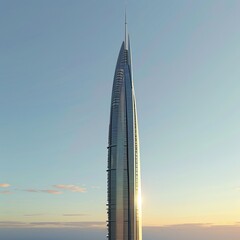 tall pointed building.