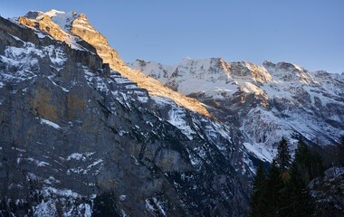 Obraz premium Swiss alps in November