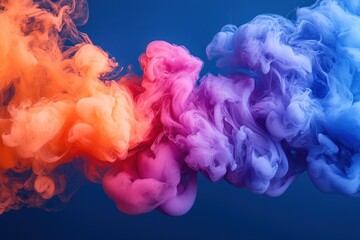 Obraz premium Abstract Swirling Colors in Water