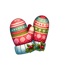 Christmas, stickers, holiday, festive, decorative
