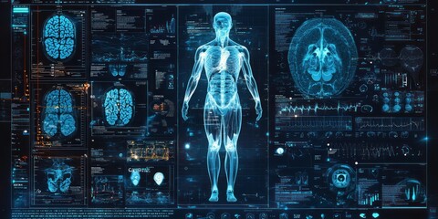 Digital Medical Interface with 3D Scan of Human Body