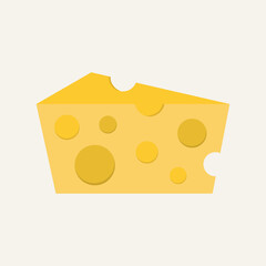 Cheese vector graphic design icon