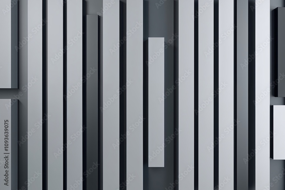 Poster modern minimalist 3d linear background design for visual impact