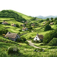 village in the mountains