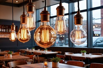 Unique Vintage Bulb Designs for Cozy Ambiance in Bistros and Eateries