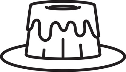 jelly minimalist food coloring style