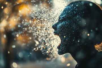 The Shattered Voice, Schizophrenia