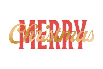 Merry Christmas Sign, Merry Christmas Banner, Christmas Greeting Card, Merry Christmas Background, Christmas Illustration, Christmas Text, Vector Illustration