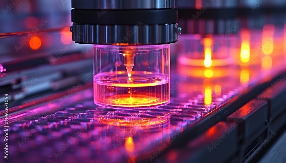 Poster Automated Liquid Dispensing System with a Single Droplet Falling