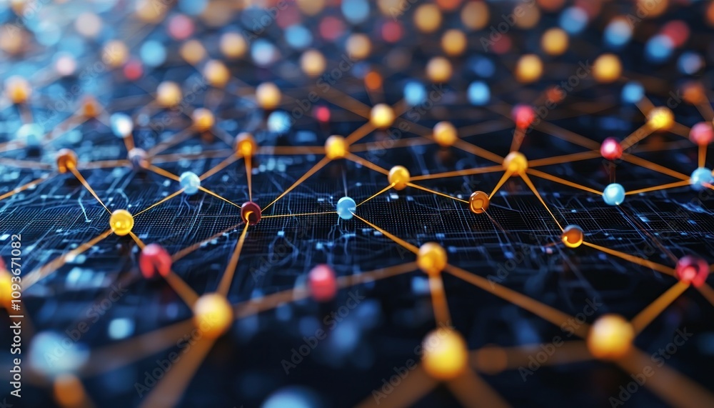 Poster Abstract Network of Interconnected Spheres and Lines
