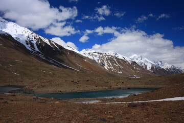 An alpine lake of Baroghil valley in Pakistan