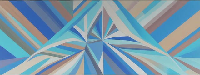 illustrazione sfondo con elementi astratti a tema geometrico surreale