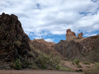 beautiful nature of the mountains