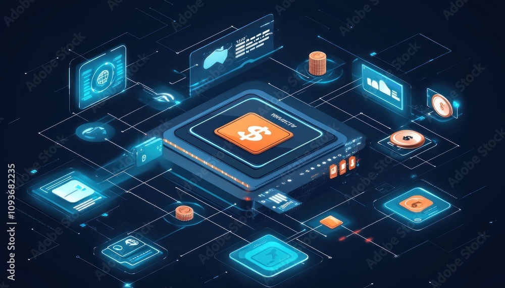Poster Digital Currency Network with a Centralized Processing Unit