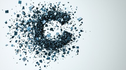 Obraz premium A 3D Rendered Letter 