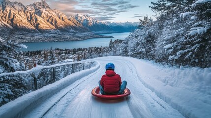 Winter Wonderland Sledding Adventure: Queenstown, New Zealand