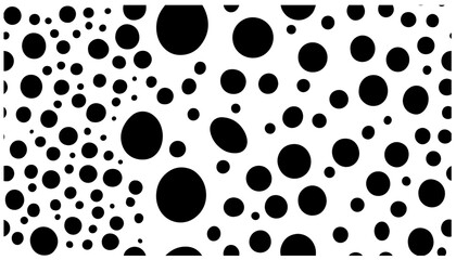 monochrome abstract background featuring bold dotted design