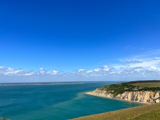 beach with sky and clouds