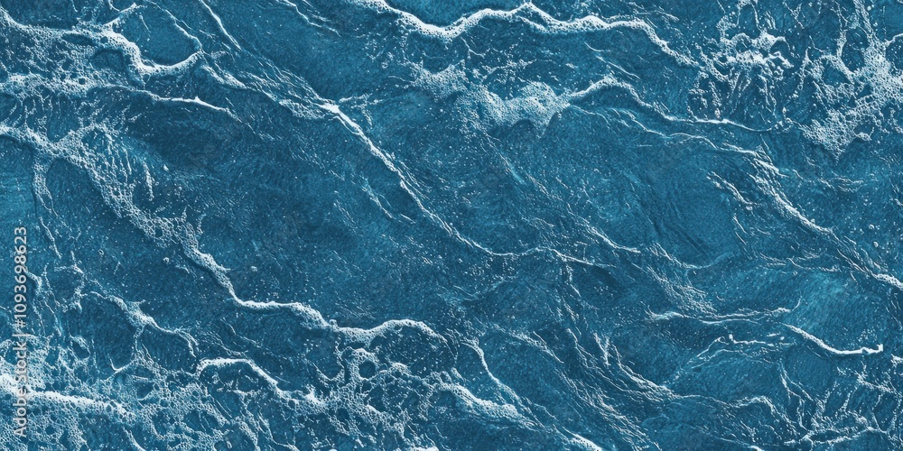 Poster blue stone texture with white veins and patterns