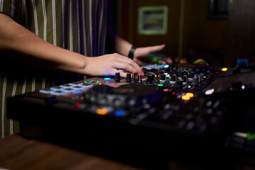 Audio Mixing Console in a Recording Studio with advanced sound production capabilities